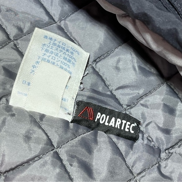 Vintage Lands End Fleece Winter Jacket Womens XL 18-20 Black Hooded - Picture 6 of 13